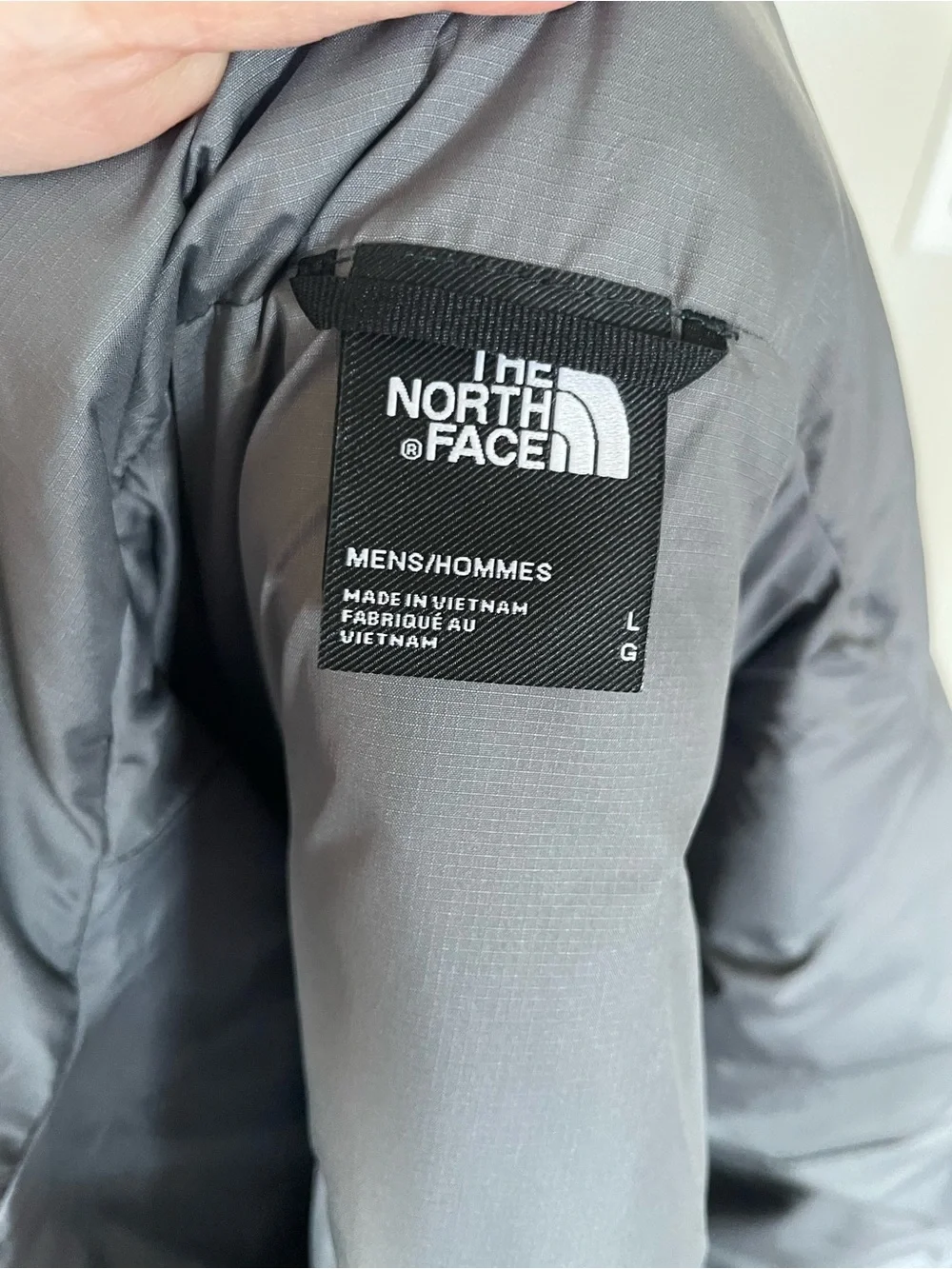 NWT The North Face Men’s Minoqua Down Coat Puffer Jacket Digital Steel Size L